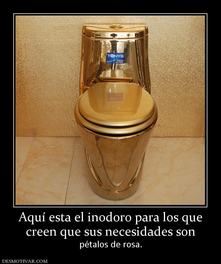 Aquí esta el inodoro para los que creen que sus necesidades son pétalos de rosa.