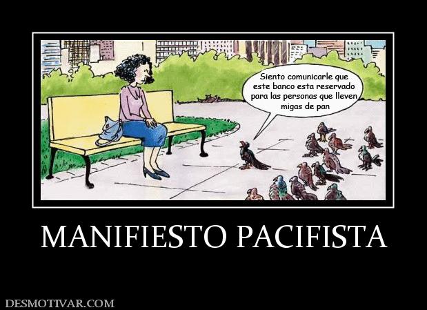 MANIFIESTO PACIFISTA
