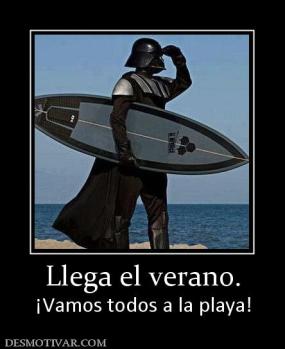 Llega el verano. ¡Vamos todos a la playa!