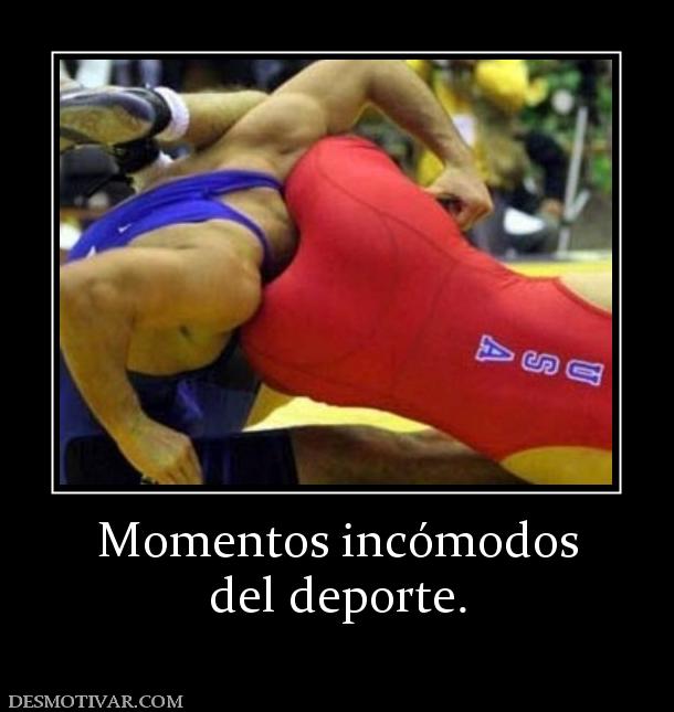Momentos incómodos del deporte.