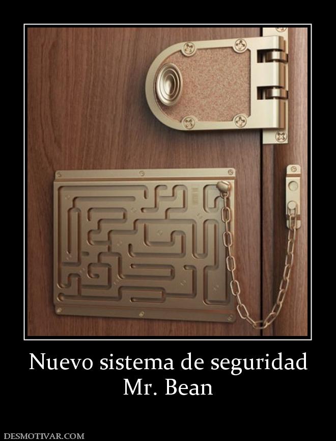 Nuevo sistema de seguridad Mr. Bean
