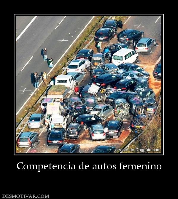 Competencia de autos femenino