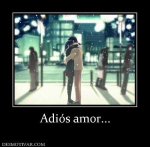 Adiós amor...
