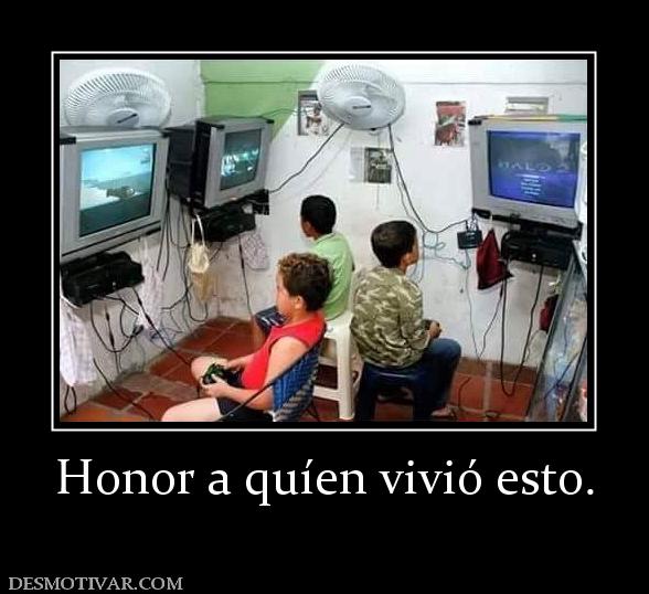 Honor a quíen vivió esto.