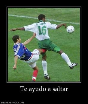 Te ayudo a saltar