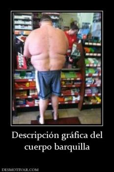 Descripción gráfica del cuerpo barquilla