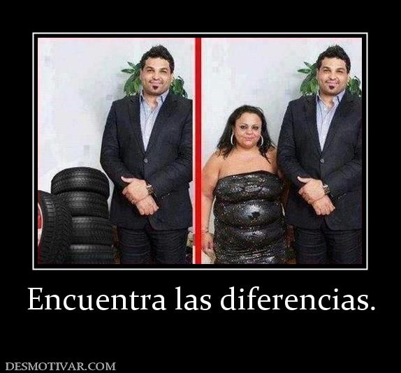 Encuentra las diferencias.
