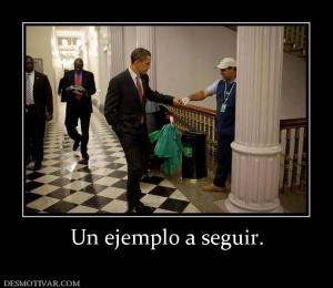 Un ejemplo a seguir.