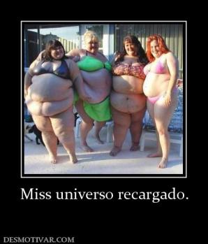 Miss universo recargado.