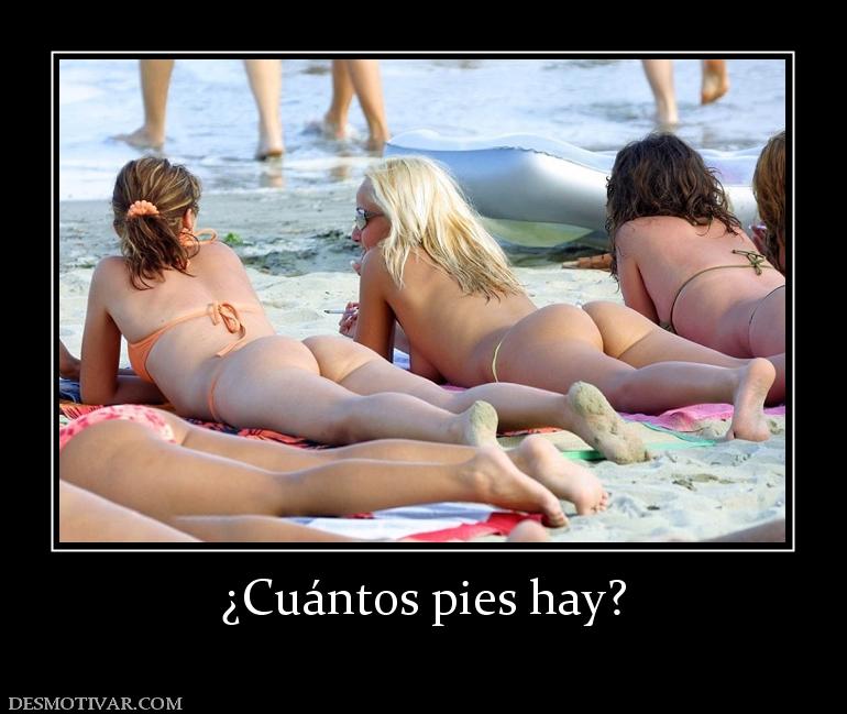 ¿Cuántos pies hay?