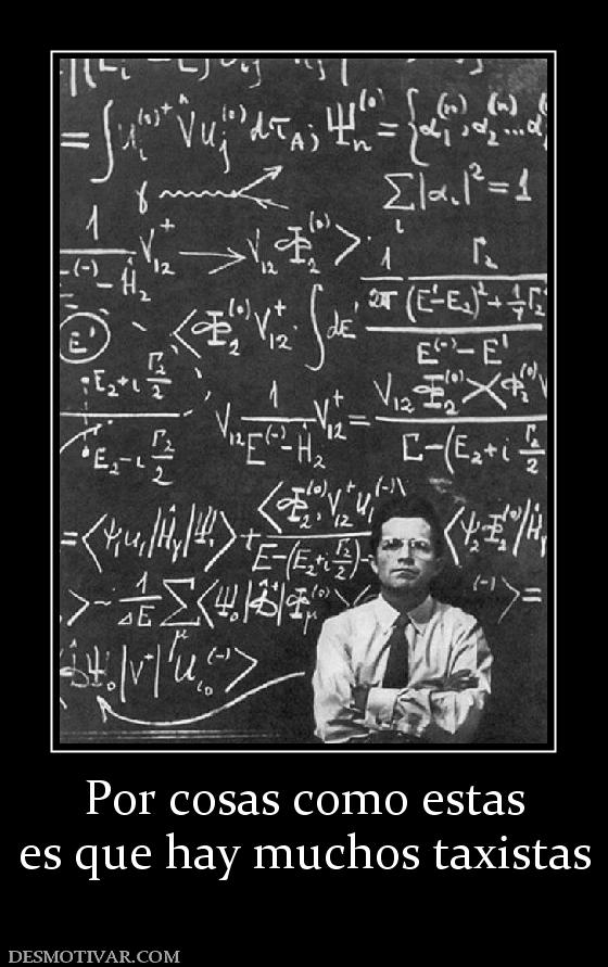 Por cosas como estas es que hay muchos taxistas