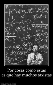 Por cosas como estas es que hay muchos taxistas