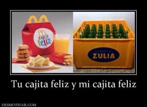 Tu cajita feliz y mi cajita feliz