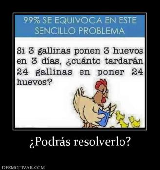 ¿Podrás resolverlo?