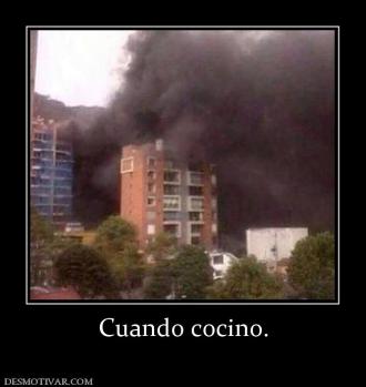 Cuando cocino.
