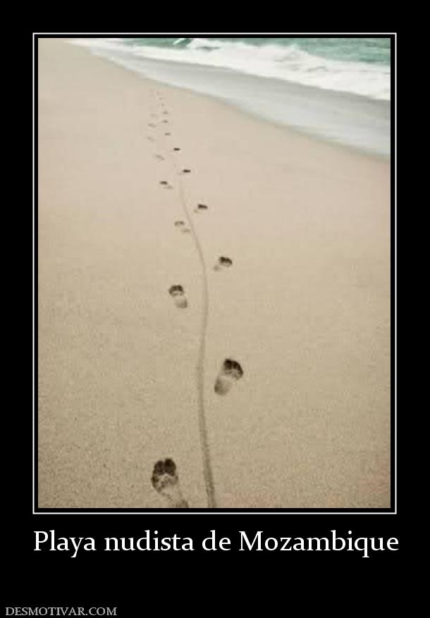 Playa nudista de Mozambique