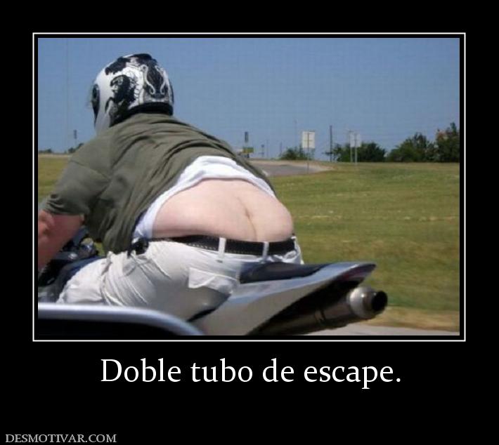 Doble tubo de escape.