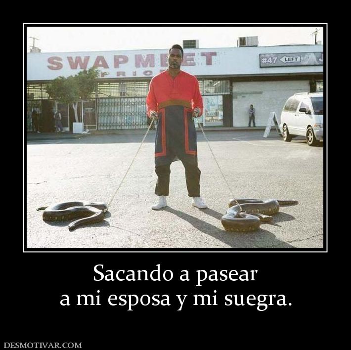 Sacando a pasear a mi esposa y mi suegra.