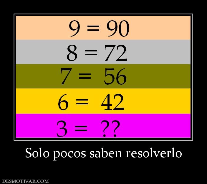 Solo pocos saben resolverlo