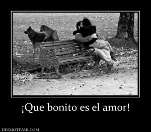 ¡Que bonito es el amor!