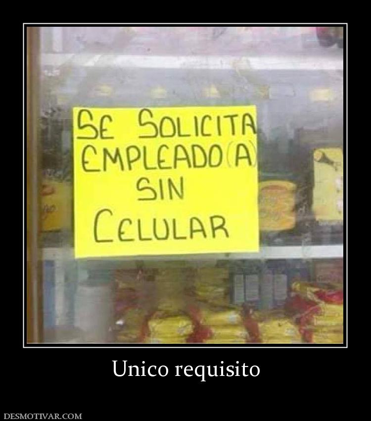 Unico requisito