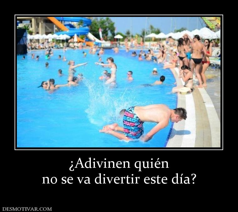 ¿Adivinen quién no se va divertir este día?