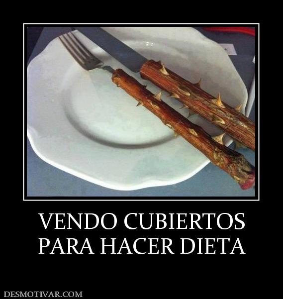 VENDO CUBIERTOS PARA HACER DIETA