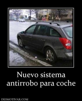 Nuevo sistema antirrobo para coche