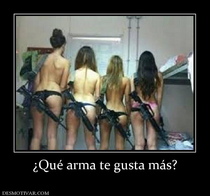 ¿Qué arma te gusta más?