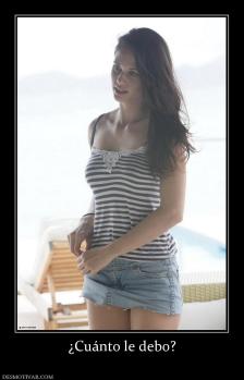 ¿Cuánto le debo?