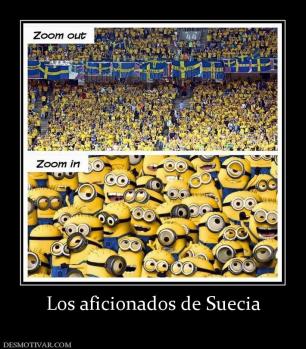 Los aficionados de Suecia