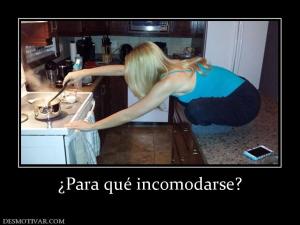 ¿Para qué incomodarse?