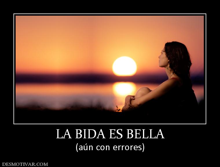 LA BIDA ES BELLA (aún con errores)