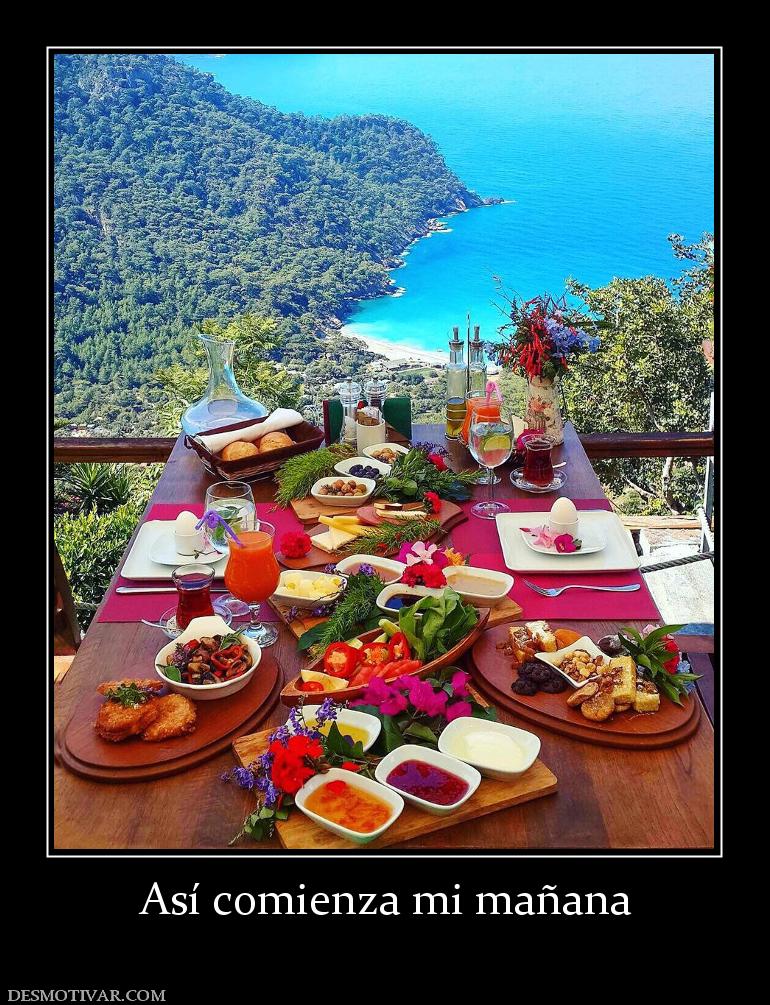 Así comienza mi mañana