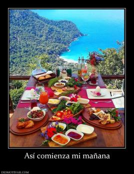 Así comienza mi mañana