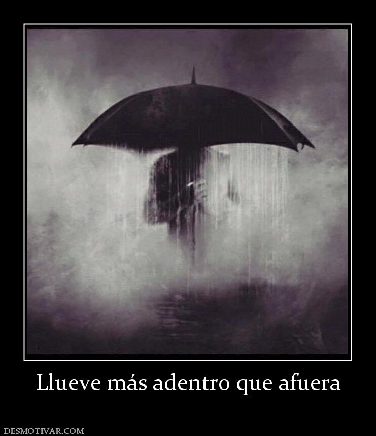 Llueve más adentro que afuera