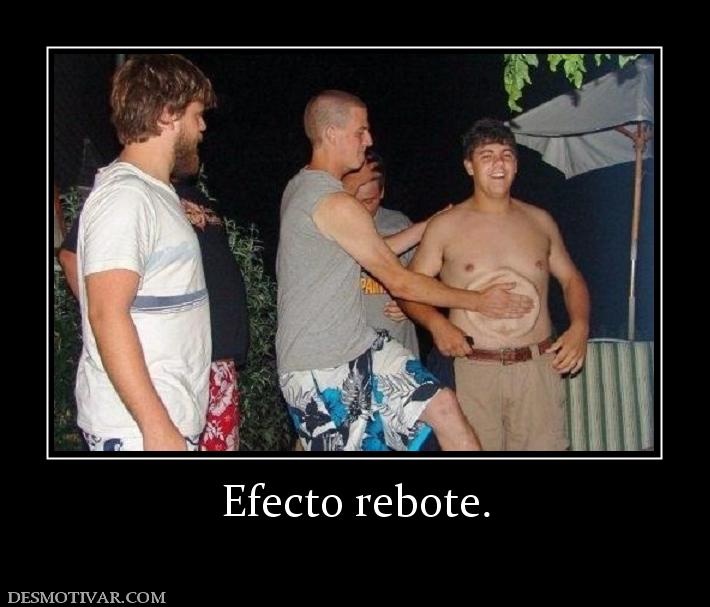 Efecto rebote.