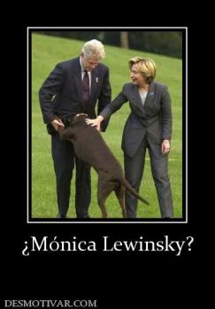 ¿Mónica Lewinsky?
