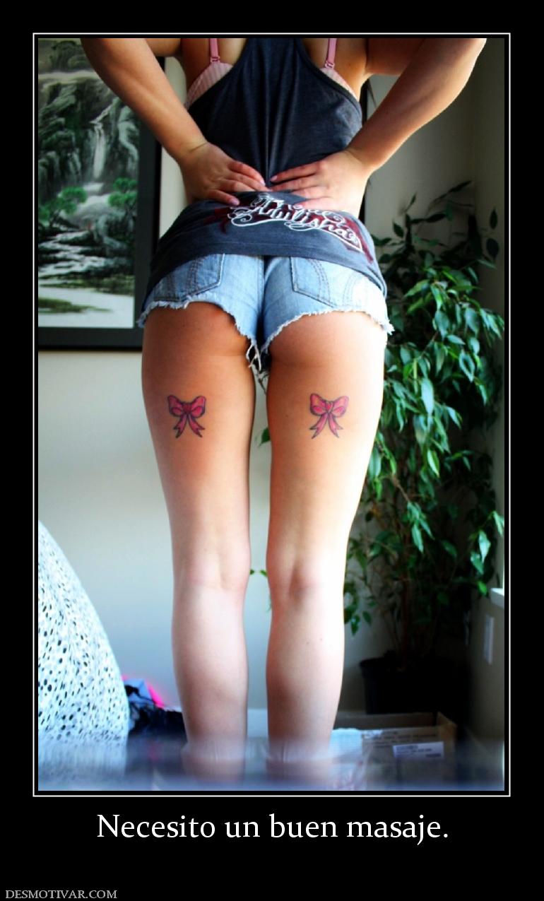 Necesito un buen masaje.