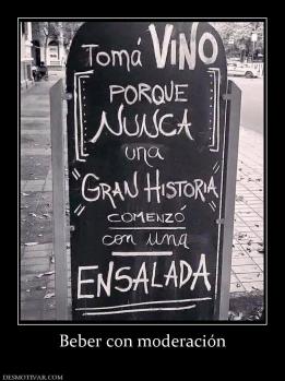 Beber con moderación