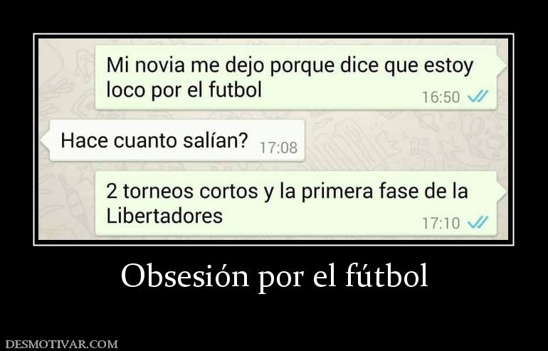 Obsesión por el fútbol
