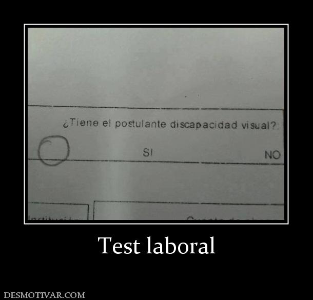 Test laboral