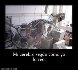 Mi cerebro según como yo lo veo.