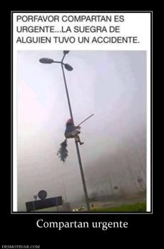 Compartan urgente