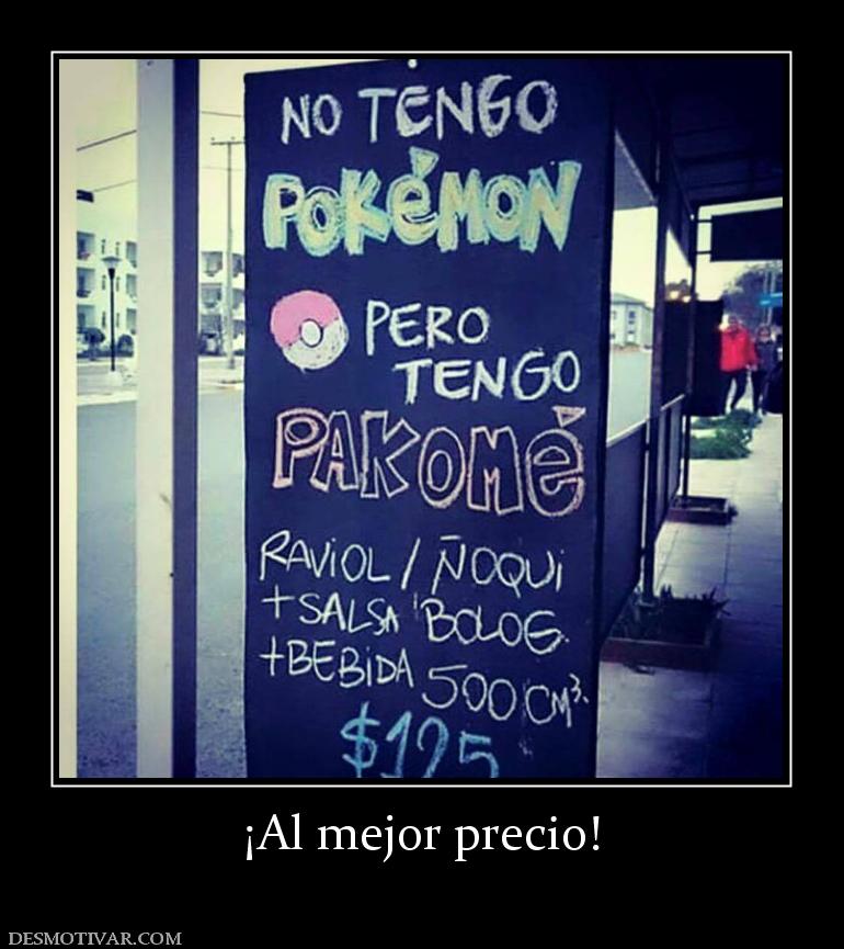 ¡Al mejor precio!