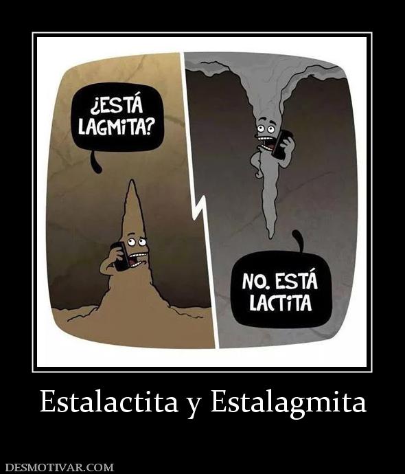 Estalactita y Estalagmita