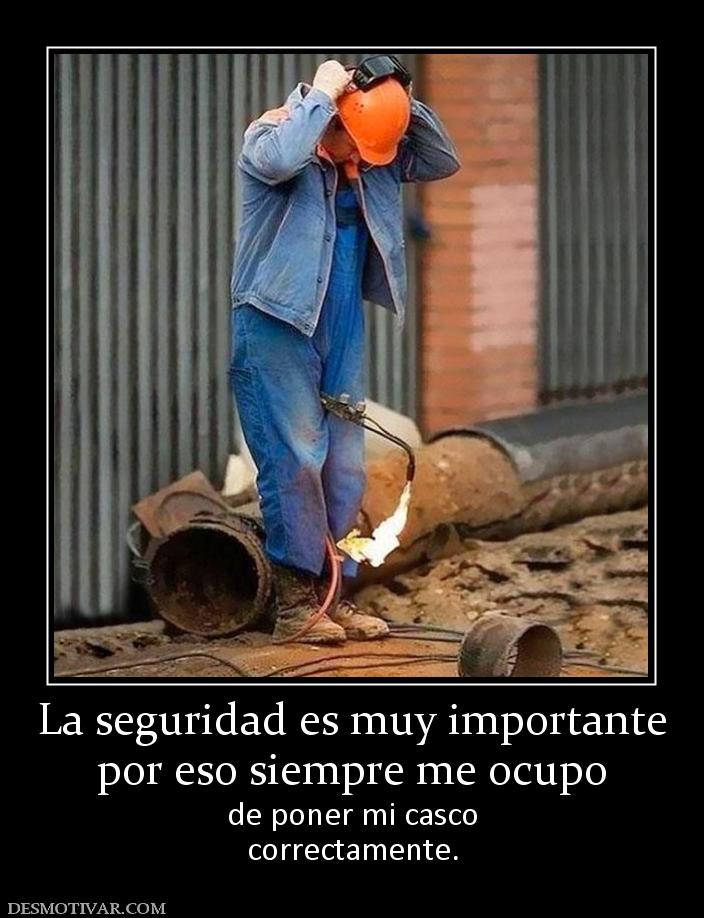 La seguridad es muy importante por eso siempre me ocupo de poner mi casco correctamente.