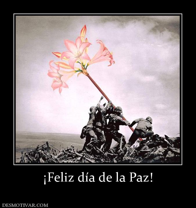 ¡Feliz día de la Paz!