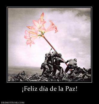 ¡Feliz día de la Paz!