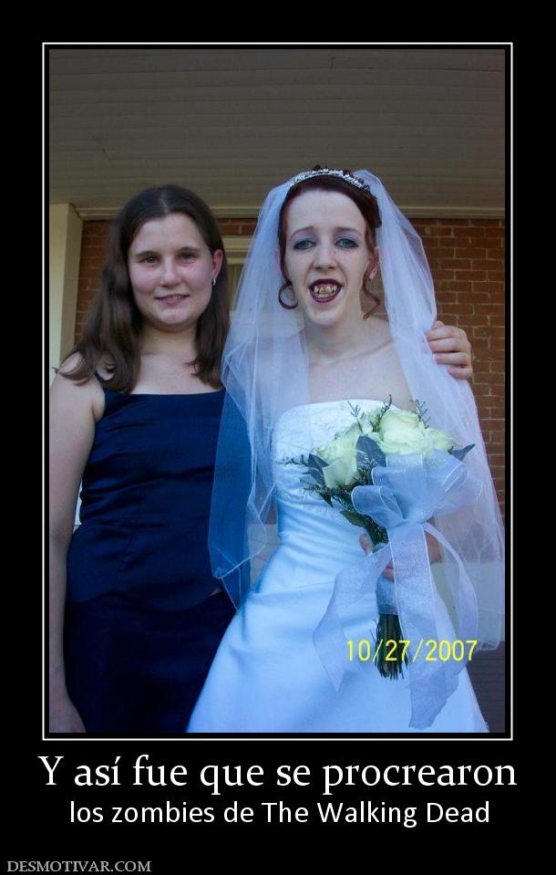Y así fue que se procrearon los zombies de The Walking Dead